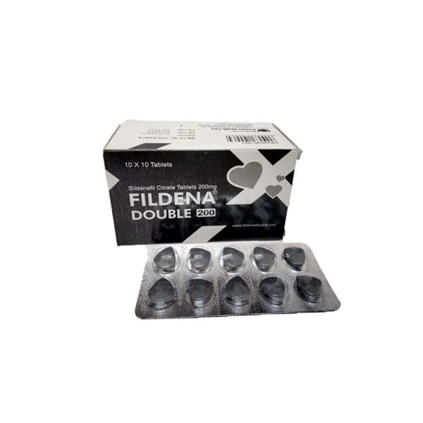 Fildena Double 200 mg Sildenafil Citrate Tablets for Erectile Dysfunction Fildena Double 200 mg sildenafil citrate tablet used for erectile dysfunction treatment in men